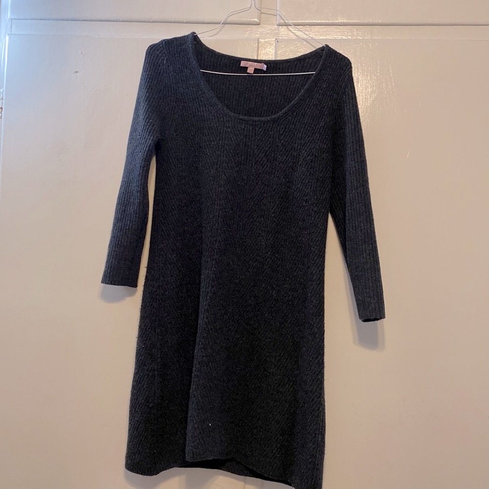 Gray cashmere Calypso dress